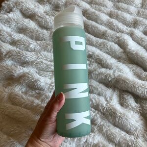 VS PINK Glass Water Bottle with mint  rubber cover